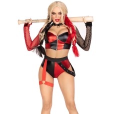 Эротический костюм Leg Avenue Crime Spree Sweetie Costume L, топ, шорты