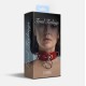 Ошейник для фиксации Feral Feelings - D-Rings Red