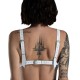 Лиф из натуральной кожи Feral Feelings - Bikini Top White