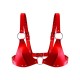 Лиф из натуральной кожи Feral Feelings - Bikini Top Red