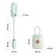 Вакуумный клиторальный стимулятор Otouch Louis Vibrate Teal с виброяйцом, в кейсе