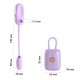 Вакуумный клиторальный стимулятор Otouch Louis Vibrate Purple с виброяйцом, в кейсе