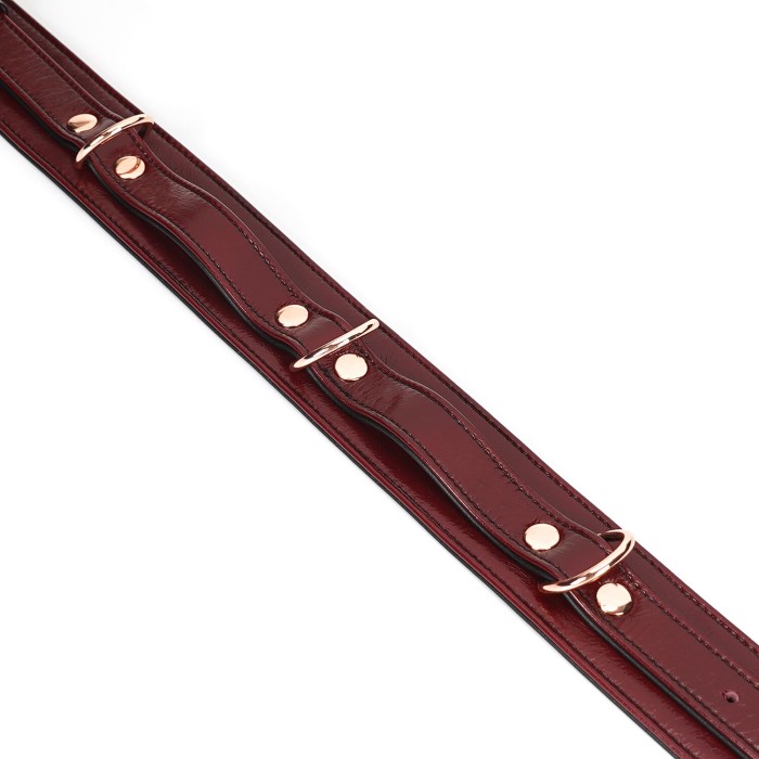 Фиксаторы для бедер Liebe Seele Wine Red Thigh Cuffs S Size, натуральная кожа