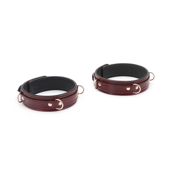 Фиксаторы для бедер Liebe Seele Wine Red Thigh Cuffs L Size, натуральная кожа