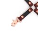 Кожаная крестовина Liebe Seele Wine Red Hogtie