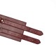 Кожаный пояс для бондажа Liebe Seele Wine Red Waist Cuff, M Size