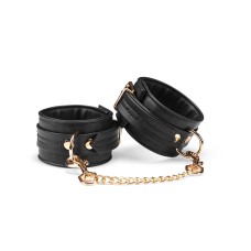 Поножи Liebe Seele Black Organosilicon Anklecuffs, экокожа