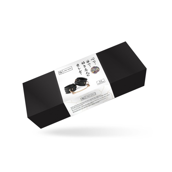 Поножи Liebe Seele Black Organosilicon Anklecuffs, экокожа