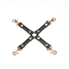 Крестовина Liebe Seele Black Organosilicon Hogtie, экокожа