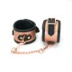 Поножи Liebe Seele Rose Gold Memory Ankle Cuffs, натуральная кожа, розовое золото