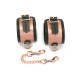 Поножи Liebe Seele Rose Gold Memory Ankle Cuffs, натуральная кожа, розовое золото