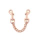 Поножи Liebe Seele Rose Gold Memory Ankle Cuffs, натуральная кожа, розовое золото