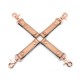 Крестовина для фиксации Liebe Seele Rose Gold Memory Hog Tie, натуральная кожа, розовое золото