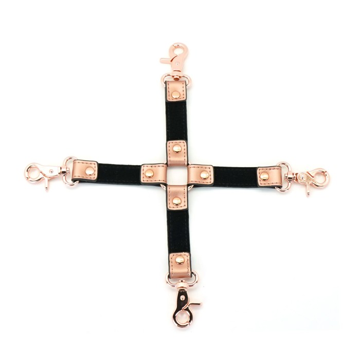 Крестовина для фиксации Liebe Seele Rose Gold Memory Hog Tie, натуральная кожа, розовое золото