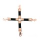 Крестовина для фиксации Liebe Seele Rose Gold Memory Hog Tie, натуральная кожа, розовое золото