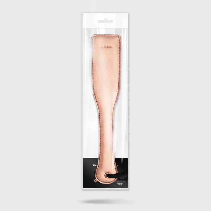 Паддл Liebe Seele Rose Gold Memory Paddle, обтянут натуральной кожей, розовое золото