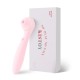 Вакуумный стимулятор с вибратором KISSTOY Polly Max Pink