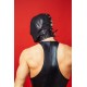 Закрытый кожаный капюшон D&A Deprivation mask Leather