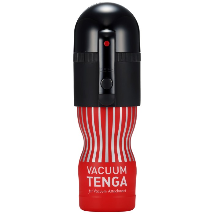Вакуумна насадка Tenga VACUUM MAX + мастурбатор Tenga Vacuum Cup, 5 режимів роботи
