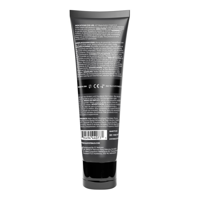 Розпродаж!!! Крем для мастурбації JO Masturbation Cream 120 мл (термін 12.2025)