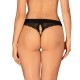 Трусики з доступом Obsessive Chemeris crotchless panties XL/2XL