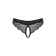 Трусики з доступом Obsessive Chemeris crotchless panties XL/2XL