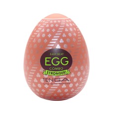 Мастурбатор-яйце Tenga Egg Combo, щільний TPE, пробник лубриканту 5 мл
