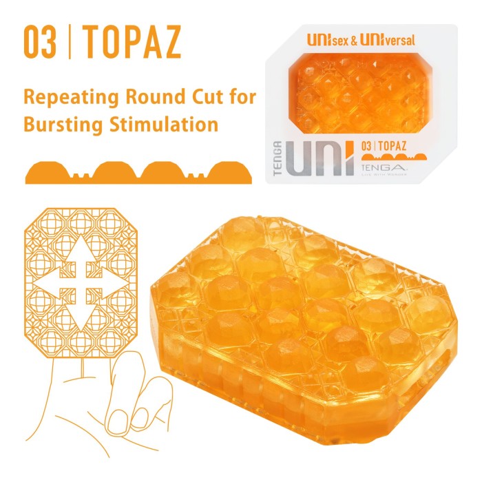 Стимулятор для эрогенных зон Tenga UNI Topaz