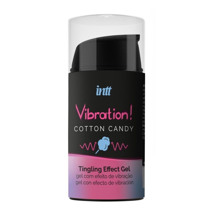 Жидкий вибратор Intt Vibration Cotton Candy (15 мл) (мятая упаковка!!!)