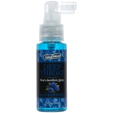 Распродажа!!! Спрей для минета Doc Johnson GoodHead DeepThroat Spray – Blue Raspberry 59 мл (срок 11.2025)