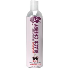 Согревающий лубрикант на водной основе Wet Warming Black Cherry 4 in 1, без сахара (118 мл)
