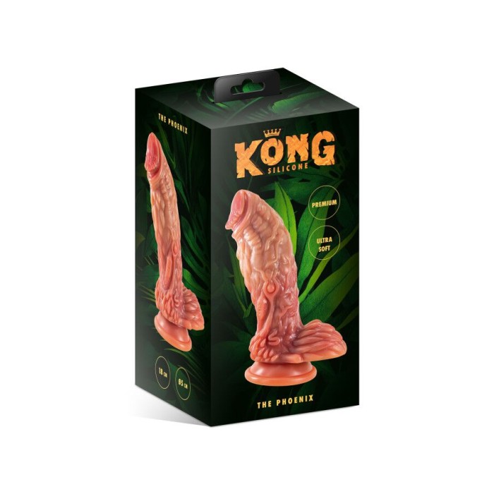 Фентезійний фалоімітатор Kong Silicone The Phoenix