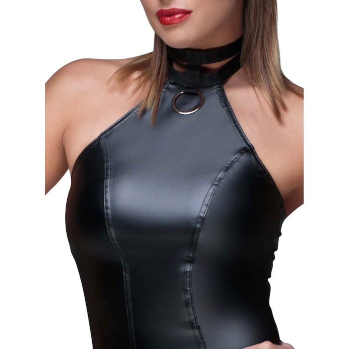 Сукня-олівець з мокрим ефектом Noir Handmade F160 Powerwetlook pencil dress, S