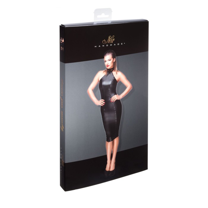 Платье-карандаш с мокрым эффектом Noir Handmade F160 Powerwetlook pencil dress, XL
