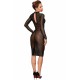 Платье с мокрым эффектом Noir Handmade F182 Classic dress made of elastic tulle, M