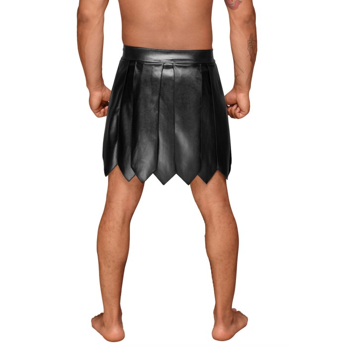 Мужская юбка гладиатора Noir Handmade H053 Eco leather men's gladiator skirt, XL, экокожа