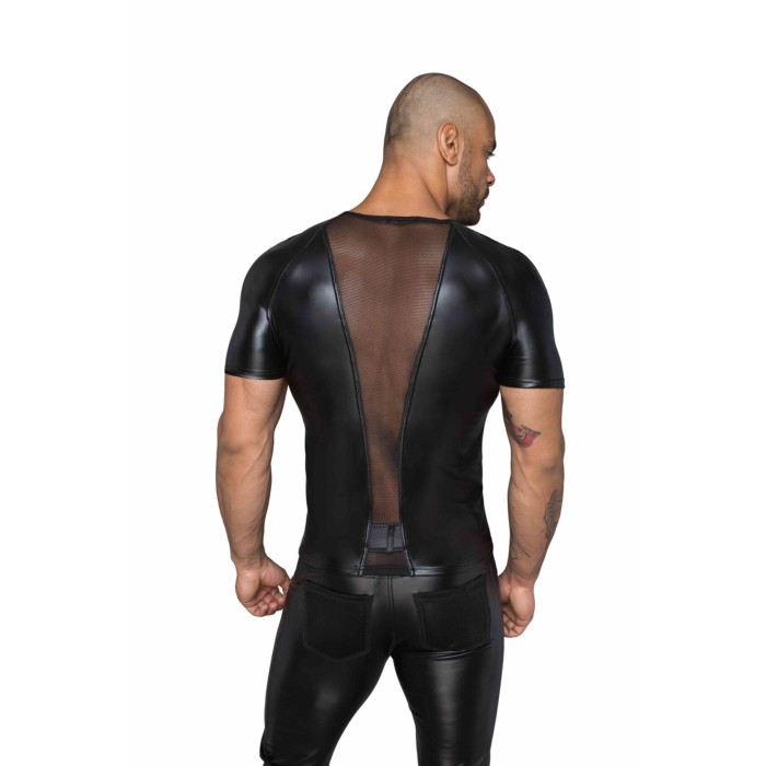 Футболка с мокрым эффектом Noir Handmade H056 Men's T-shirt made of powerwetlook, M
