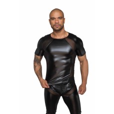 Футболка с мокрым эффектом Noir Handmade H056 Men's T-shirt made of powerwetlook, L