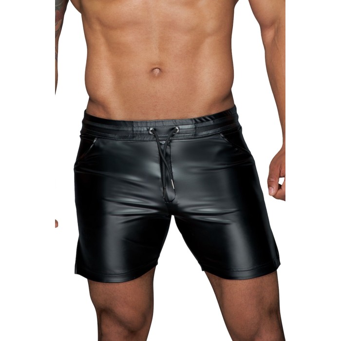 Мужские шорты с мокрым эффектом Noir Handmade H061 Powerwetlook shorts, XL