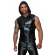 Мужская безрукавка с капюшоном Noir Handmade H062 Hooded Shirt, XXL, мокрый эффект