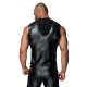 Мужская безрукавка с капюшоном Noir Handmade H062 Hooded Shirt, XXL, мокрый эффект