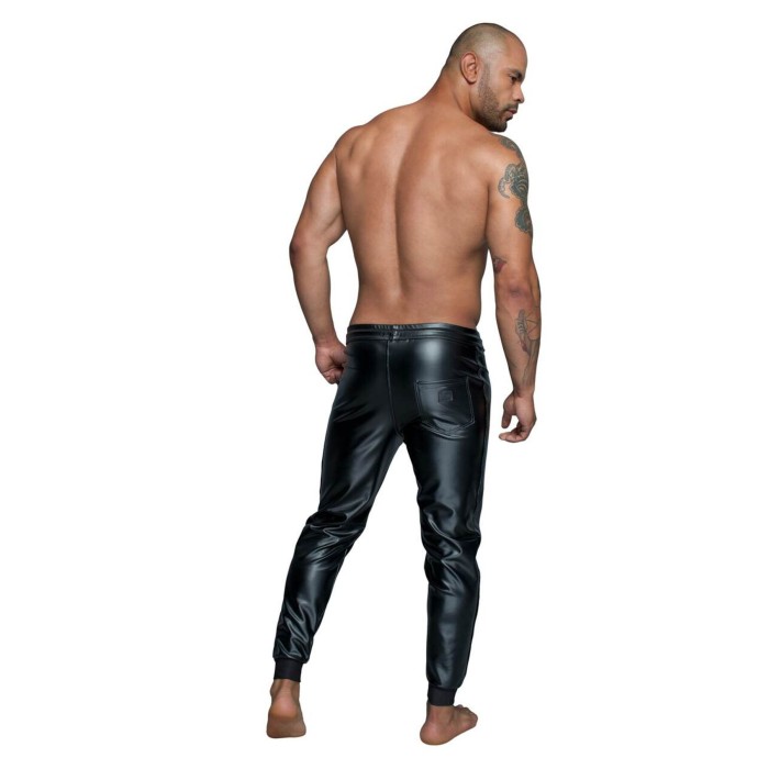 Мужские треггинсы Noir Handmade H063 Powerwetlook treggings, S, мокрый эффект