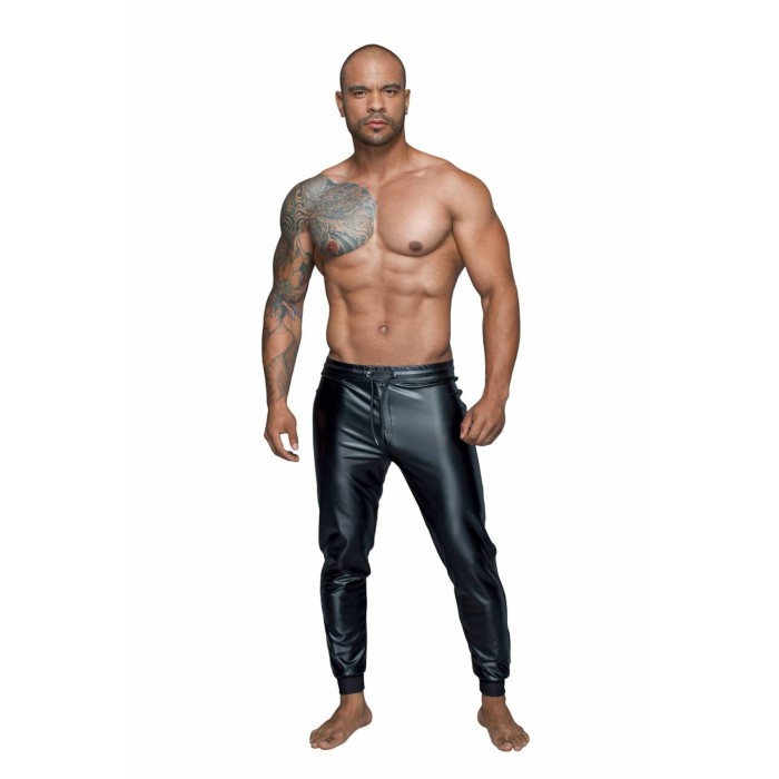 Мужские треггинсы Noir Handmade H063 Powerwetlook treggings, 3XL, мокрый эффект
