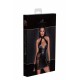 Платье Noir Handmade F238 Short tulle dress with powerwetlook inserts, L