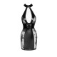 Платье Noir Handmade F238 Short tulle dress with powerwetlook inserts, XXL