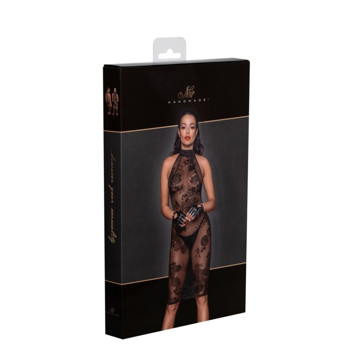 Платье Noir Handmade F240 Midi tulle dress with velvet straps, M