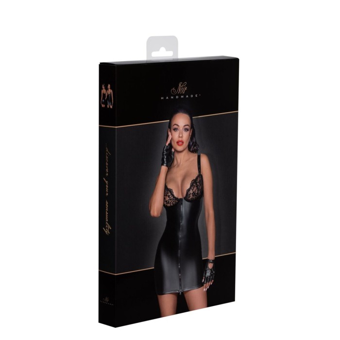 Сукня з мокрим ефектом Noir Handmade F254 Powerwetlook mini-dress, L