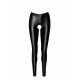Легінси Noir Handmade F304 Taboo, S, black, під латекс, відкриті сідниці та промежина
