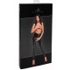 Легінси Noir Handmade F304 Taboo, S, black, під латекс, відкриті сідниці та промежина