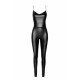Комбинезон Noir Handmade F306 Mirage, XL, под латекс, с доступом, открытая спина, съемный декор